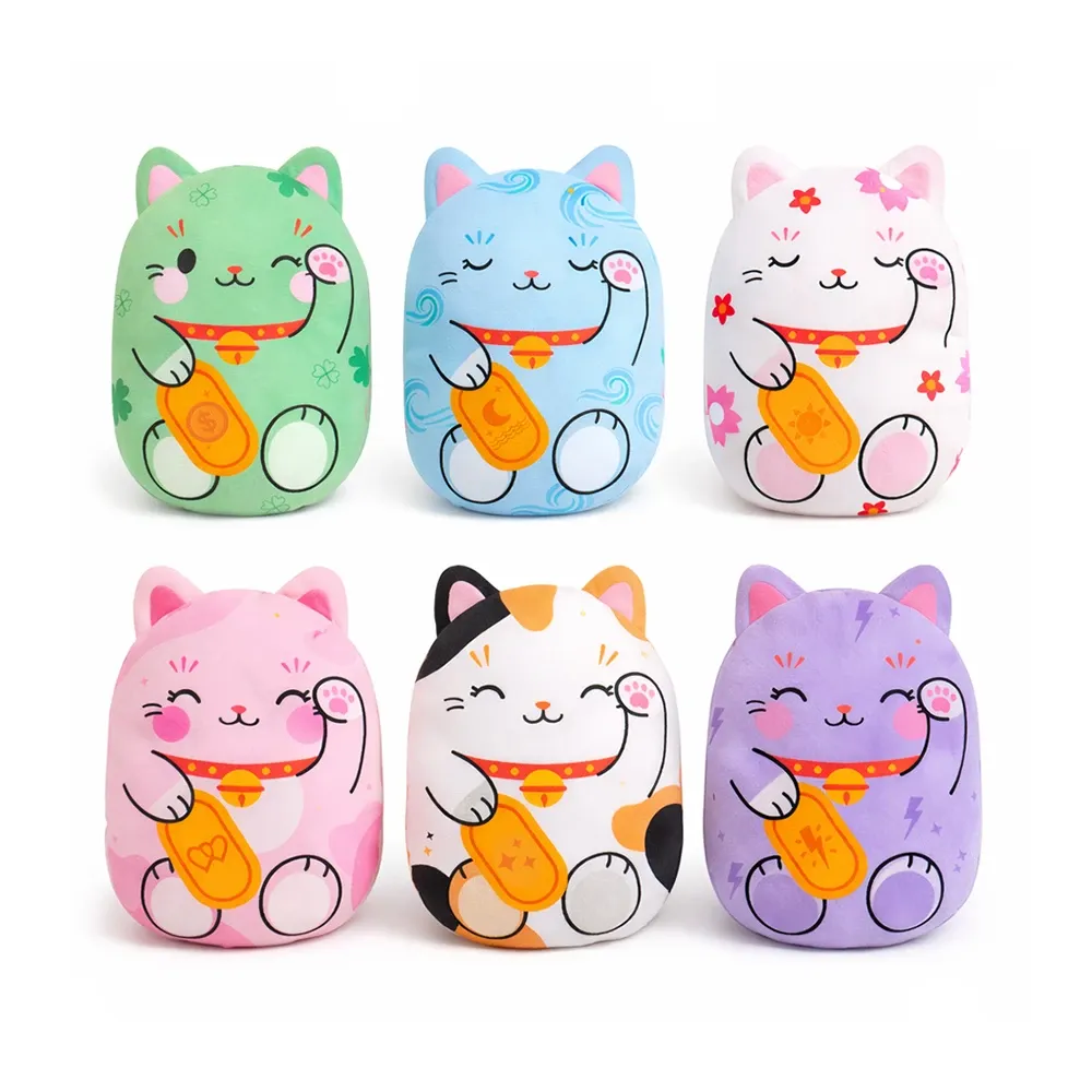 Bubble Stuffed Squishy Friends-Mini Mystery Lucky Cats