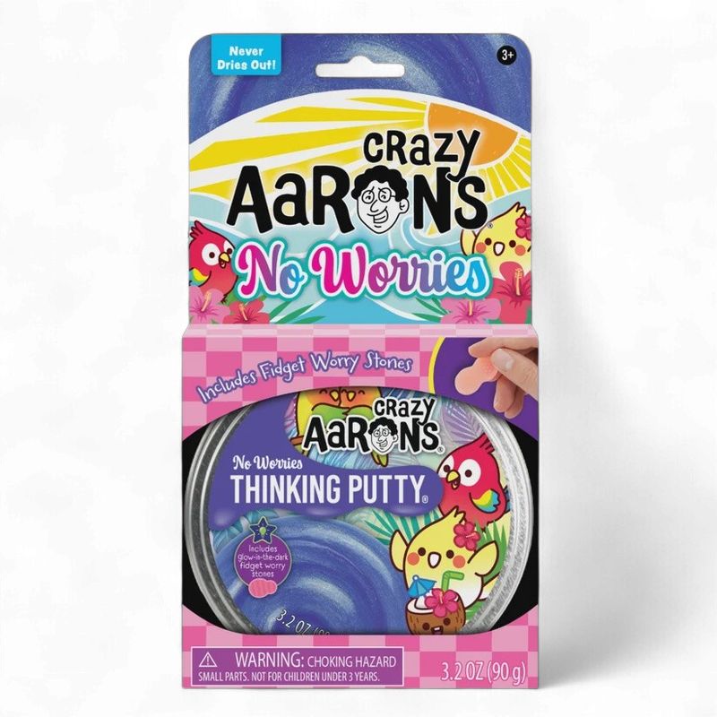 No Worries - Full Size 4" Thinking Putty Tin