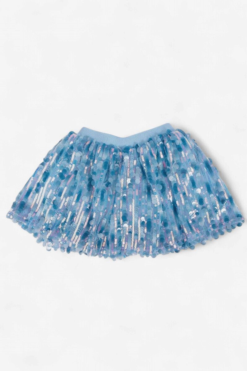 Superstar Sequins Skirt, Blue