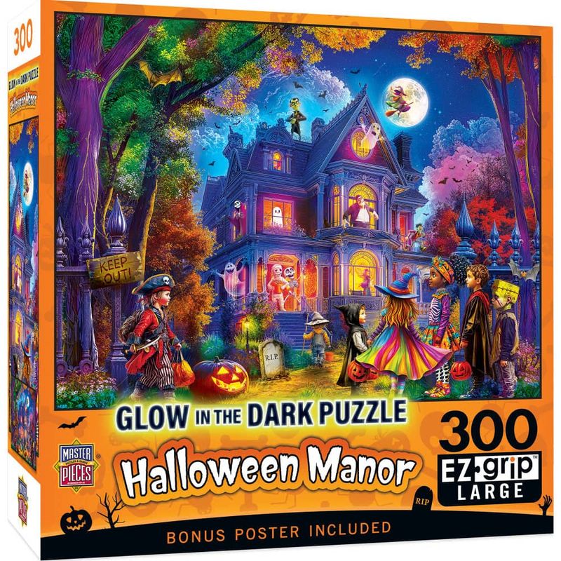 Halloween Manor Glow In The Dark Puzzle
