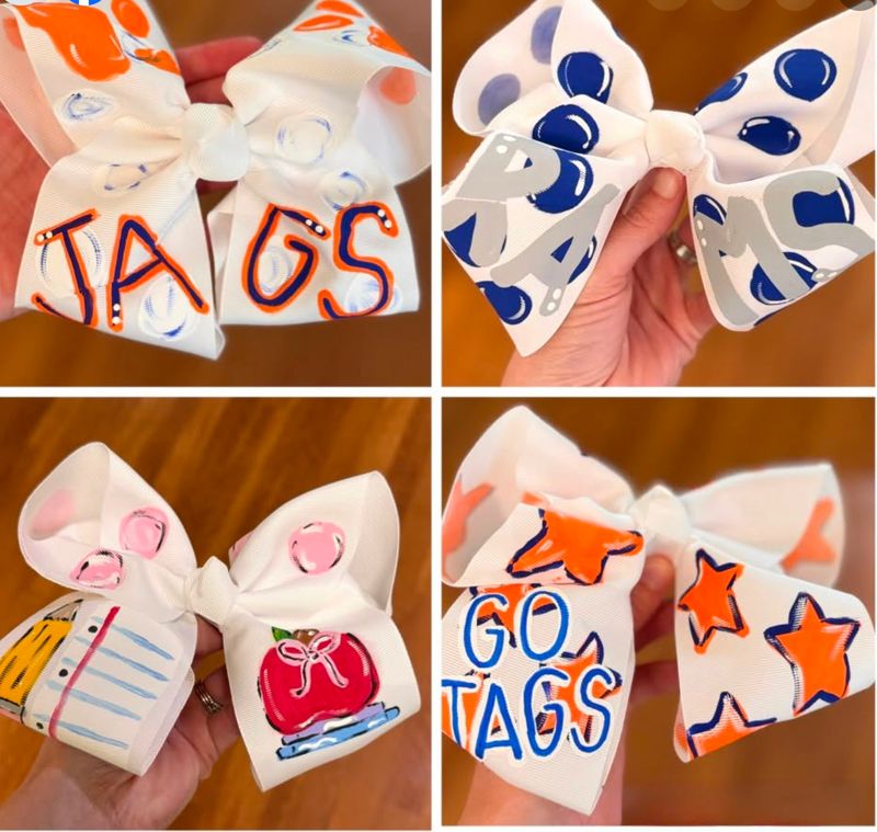 Hand-Painted  Bow (Medium)