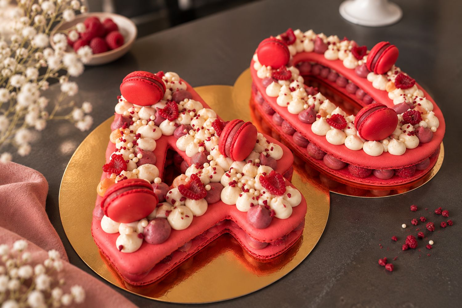 Cijfer macarons