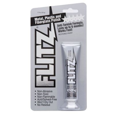Flitz Paste Polish Tube for Metals, Fiberglass, Plastic &amp; Paint