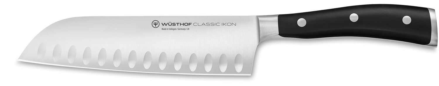 Wusthof Classic Ikon 7" Santoku Hollow Edge