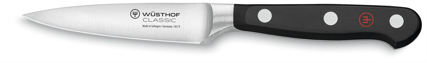 Wusthof Classic 3.5" Paring Knife, Black Handle