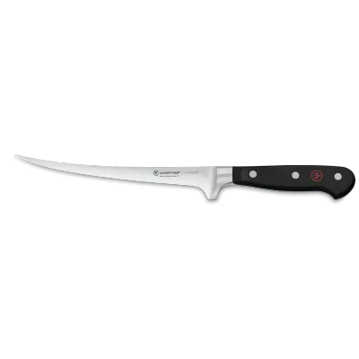 Wusthof Classic 7" Fillet Knife, Black Handle