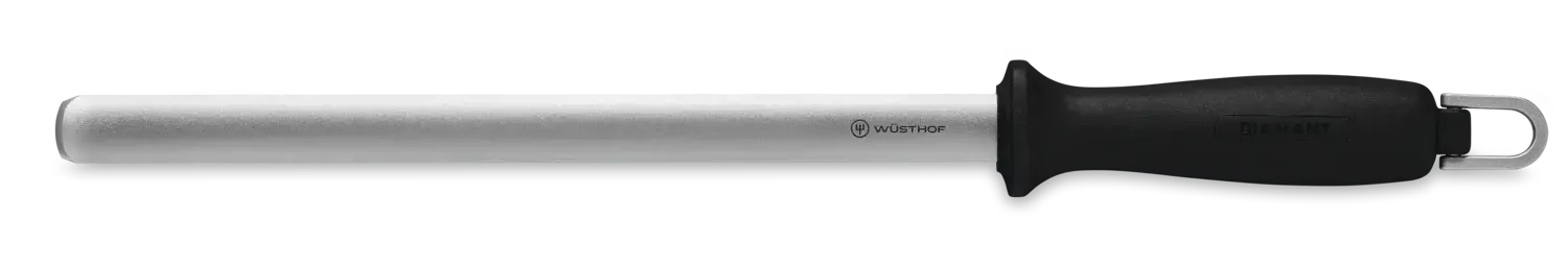 Wusthof 10" Wide Diamond Sharpening Steel Fine