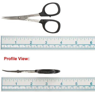 Kai 4" Needlecraft Scissor Curved