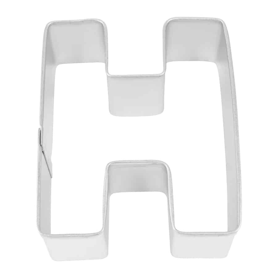 R&amp;M Letter H Cookie Cutter 2.75"