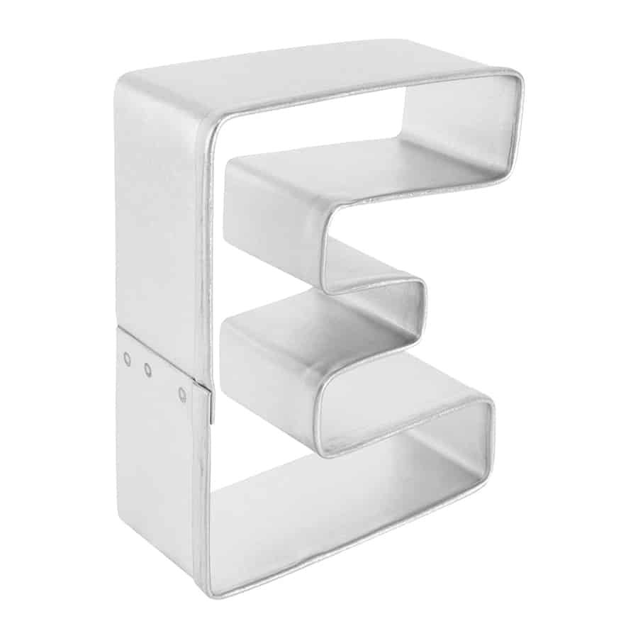 R&amp;M Letter E Cookie Cutter 3"