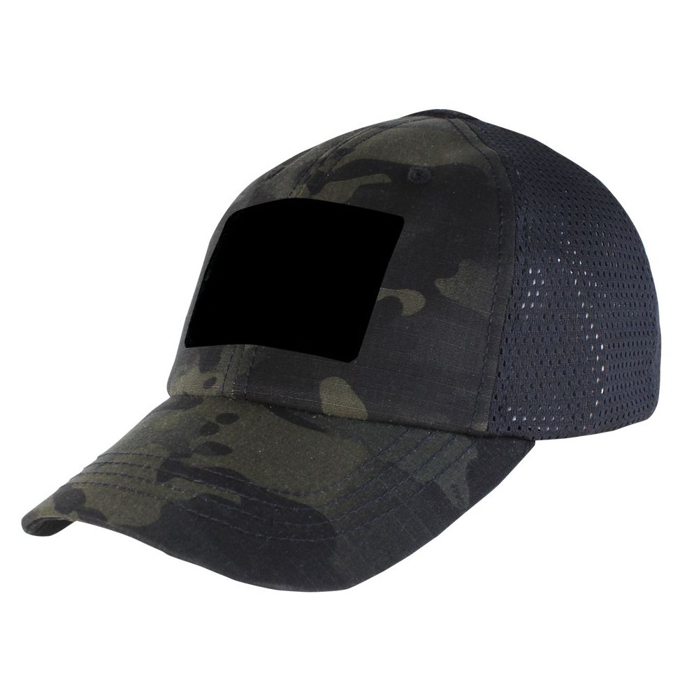 Condor Outdoor Mesh Tactical Cap Black Multicam