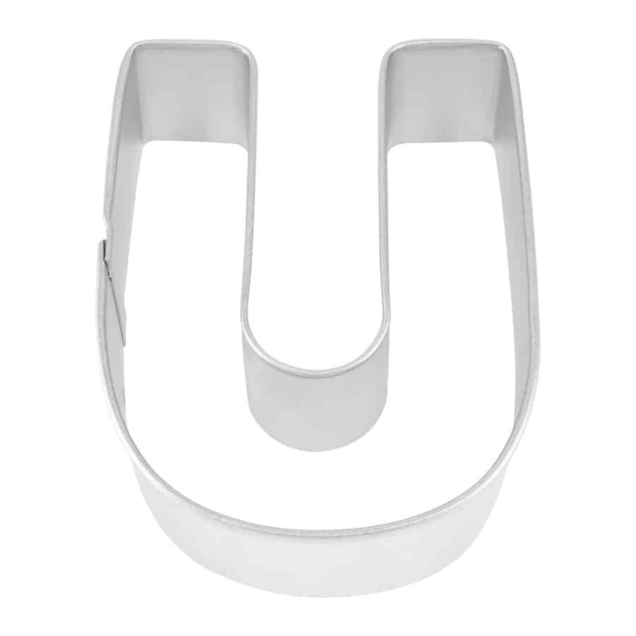 R&amp;M Letter U Cookie Cutter 2.75" (Single)
