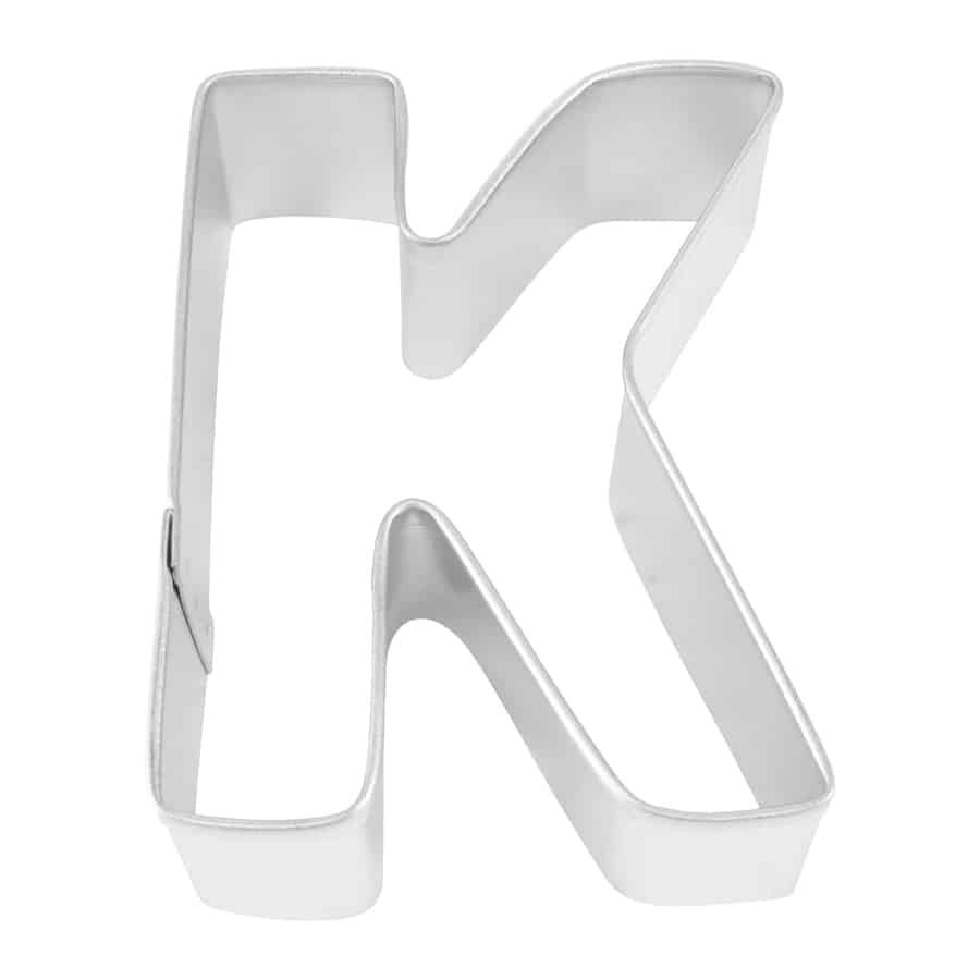 R&amp;M Letter K Cookie Cutter 2.75"
