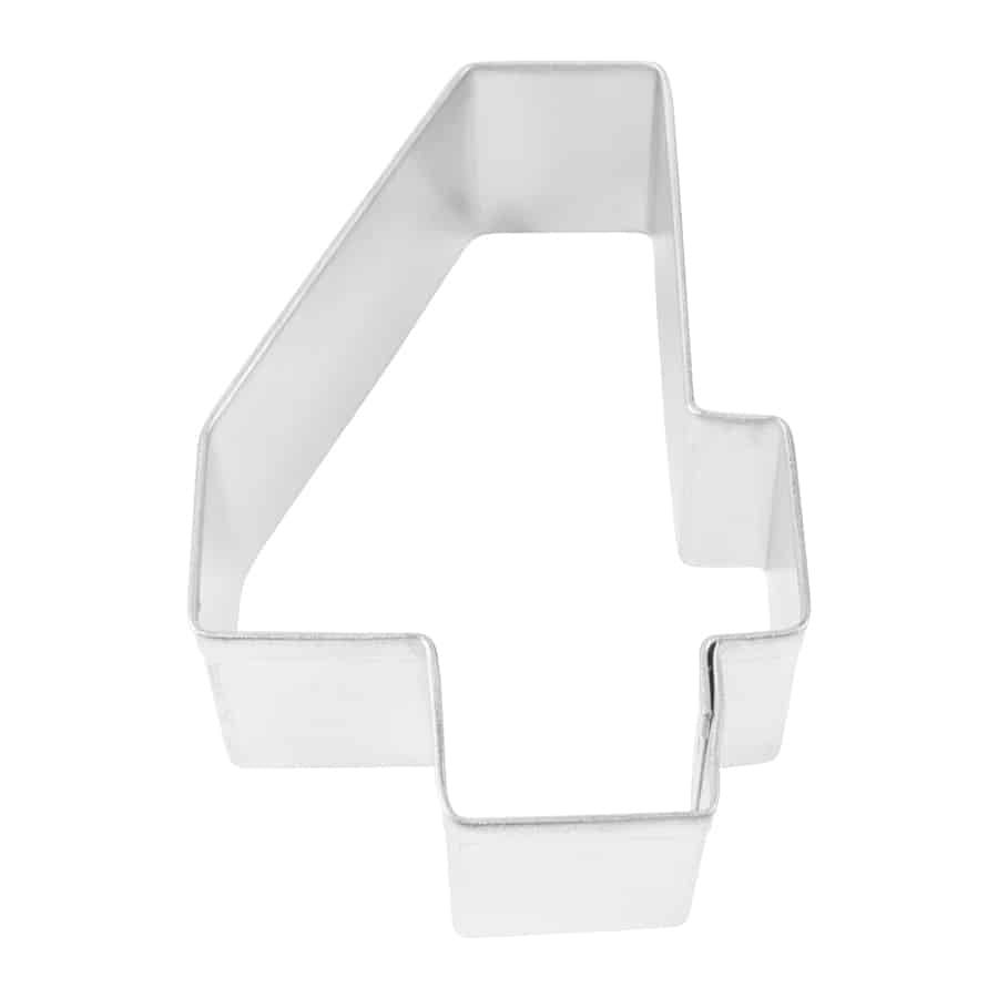 R&amp;M Number 4 Cookie Cutter 3"