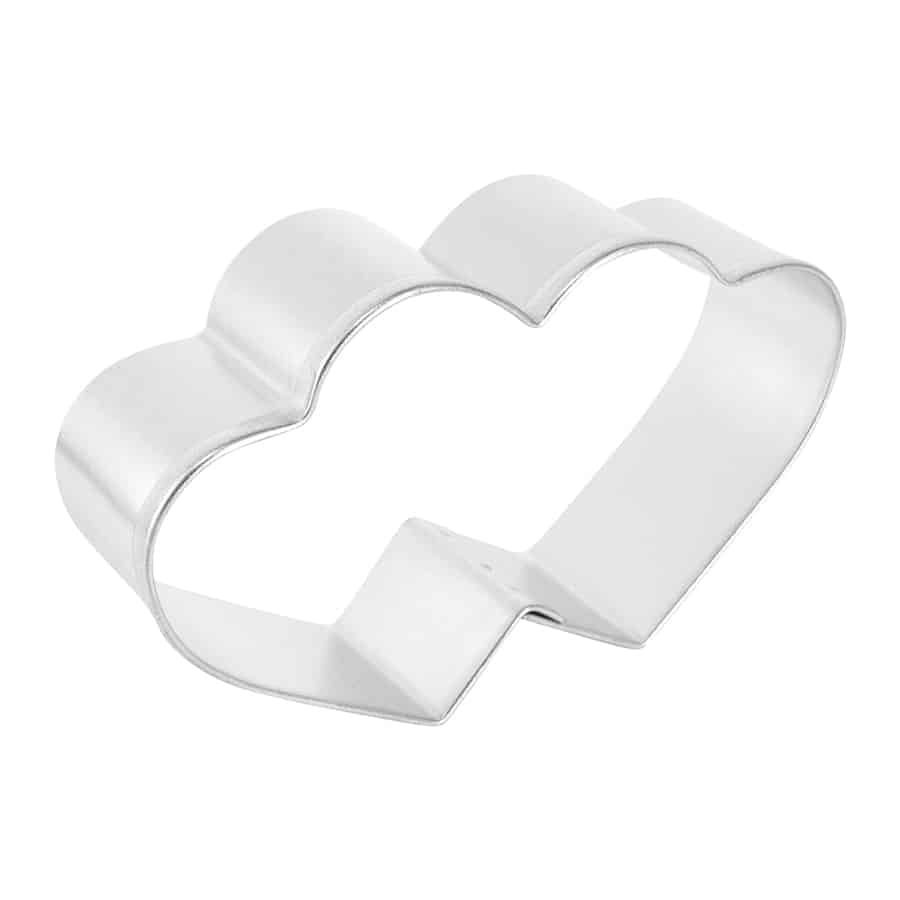R&amp;M Double Heart Cookie Cutter 3.5"