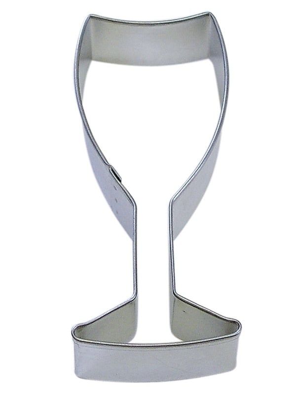 R&amp;M Wine Glass Cookie Cutter 4"