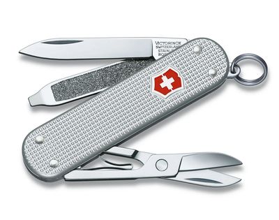 Victorinox Swiss Army Classic SD Silver Alox, 7 Functions