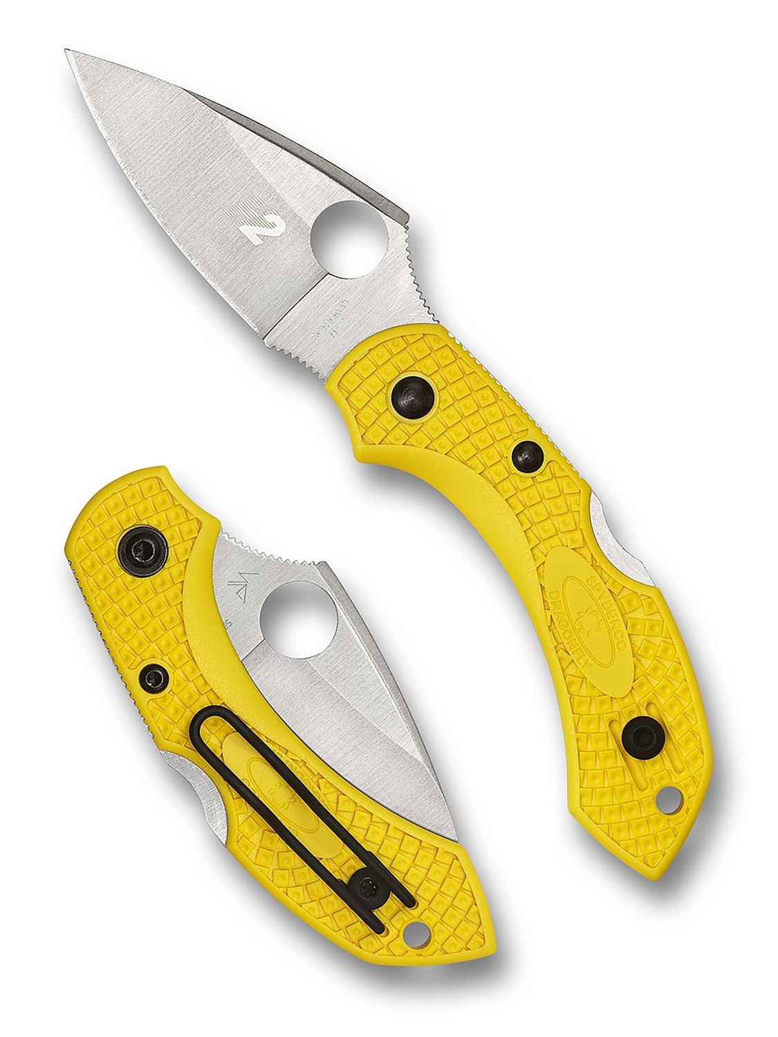 Spyderco, Dragonfly 2 Salt Yellow FRN and H-2 Steel
