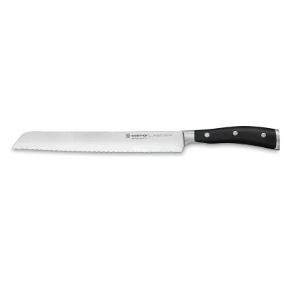 Wusthof Classic Ikon 9" Double Serrated Bread Knife