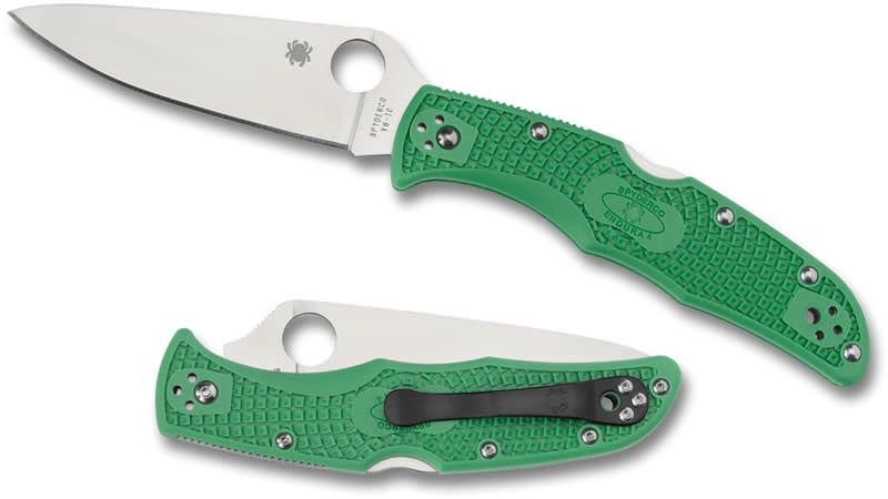 Spyderco, Endura 4, Green FRN &amp; VG-10