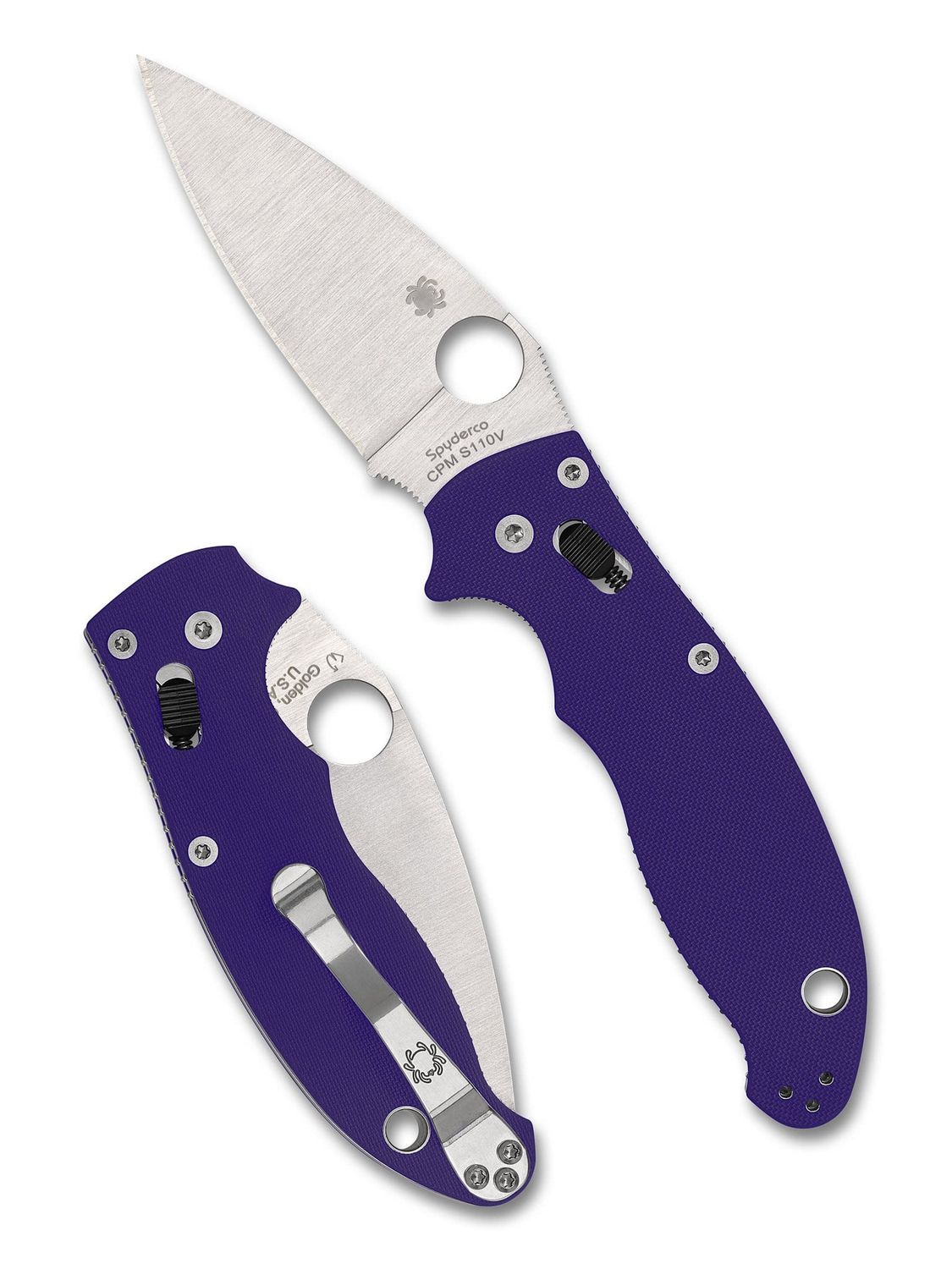 Spyderco, Manix 2 Dark Blue G-10 and CPM S110V