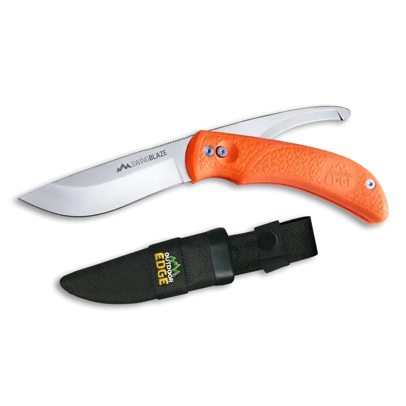 Outdoor Edge Swingblade Orange Clam