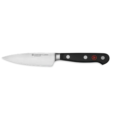 Wusthof Classic Extra Wide 4" Paring Knife, Black Handle