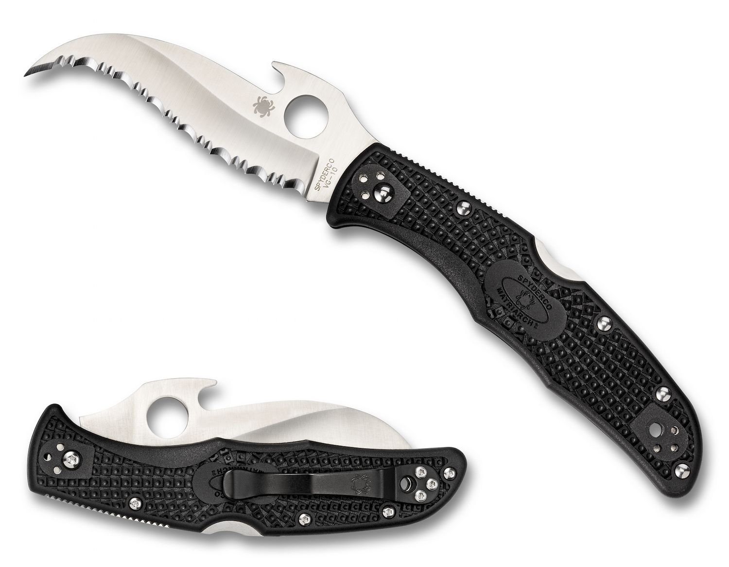 Spyderco, Matriarch 2 Emerson Opener Black FRN, VG10