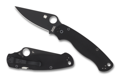 Spyderco Para Military 2, Black G-10, DLC CPM S45VN