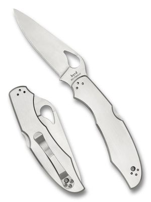 Spyderco Byrd Cara Cara 2 Stainless, Plain Edge