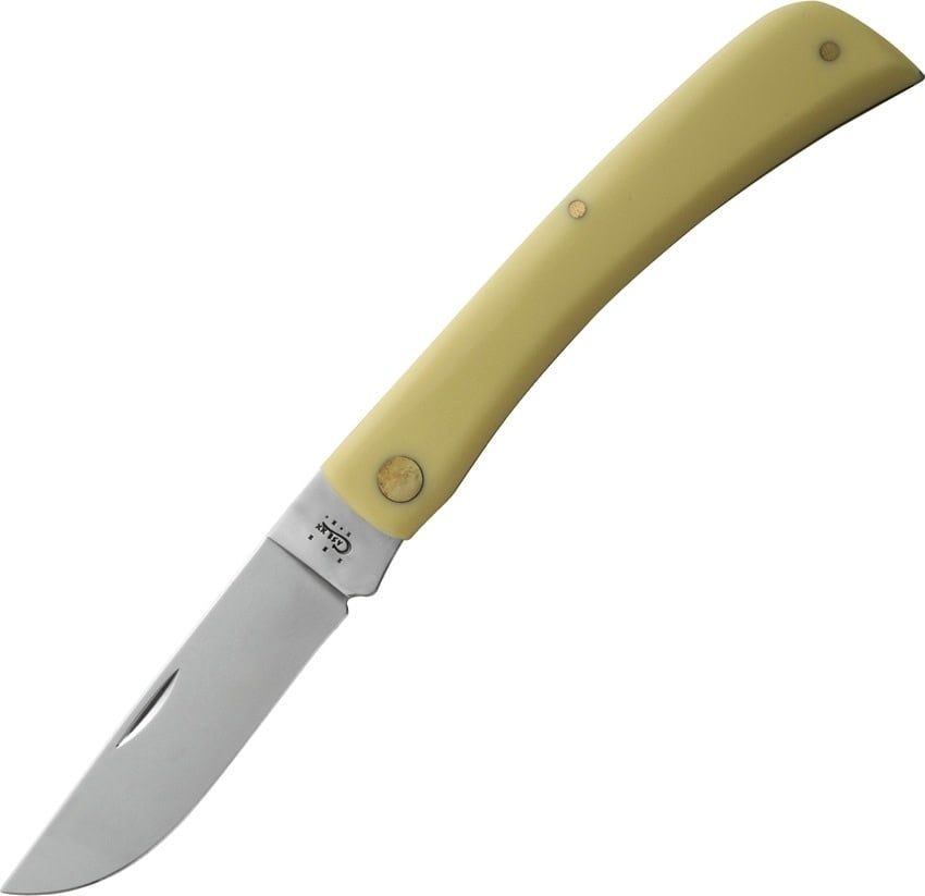Case Cutlery Sod Buster Yellow Synthetic Handle &amp; Carbon Steel