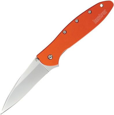 Kershaw Leek Assisted Orange