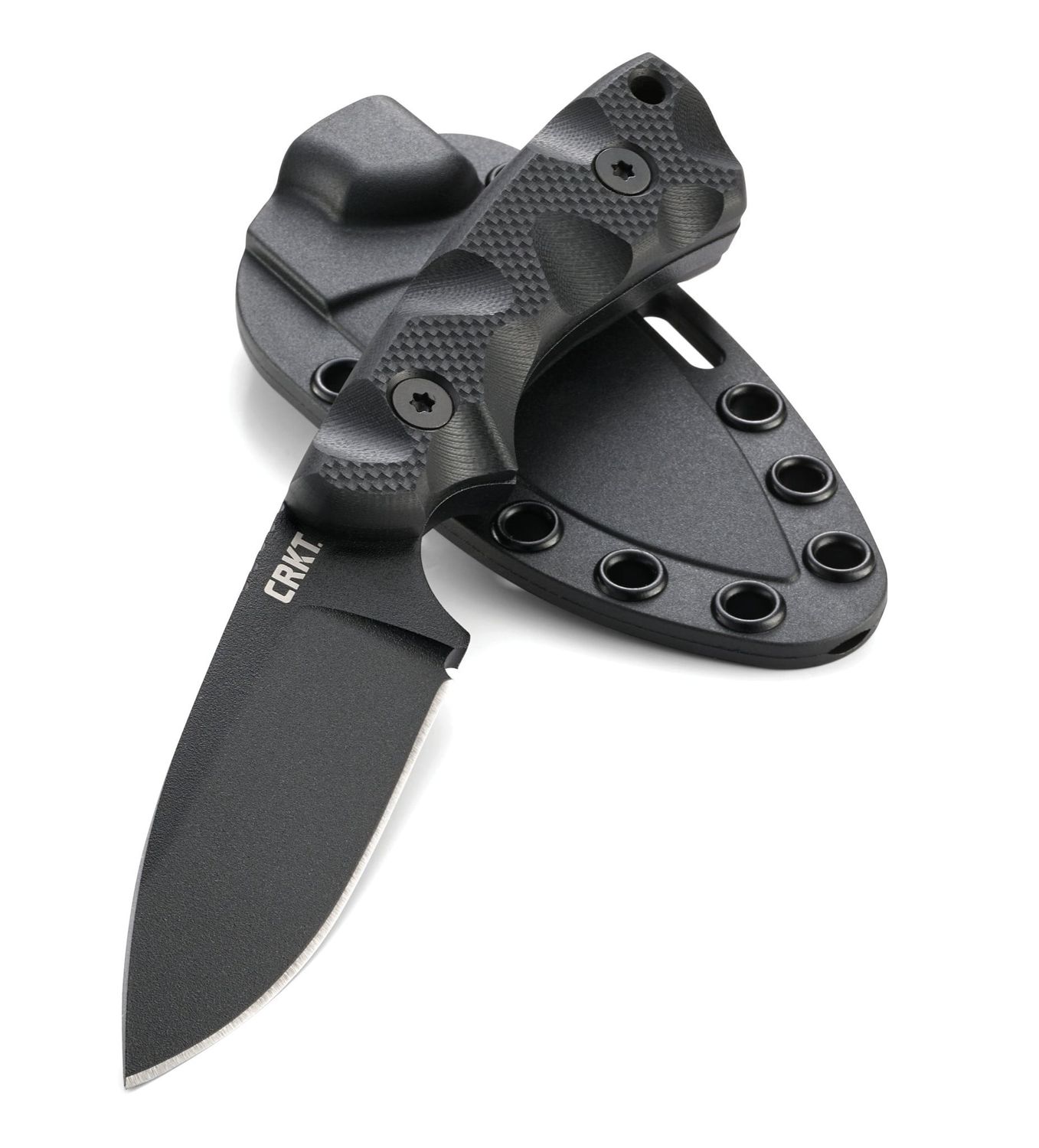 CRKT SiWi Fixed Blade, Black G10, SK5 Carbon Steel