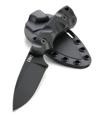 CRKT SiWi Fixed Blade, Black G10, SK5 Carbon Steel
