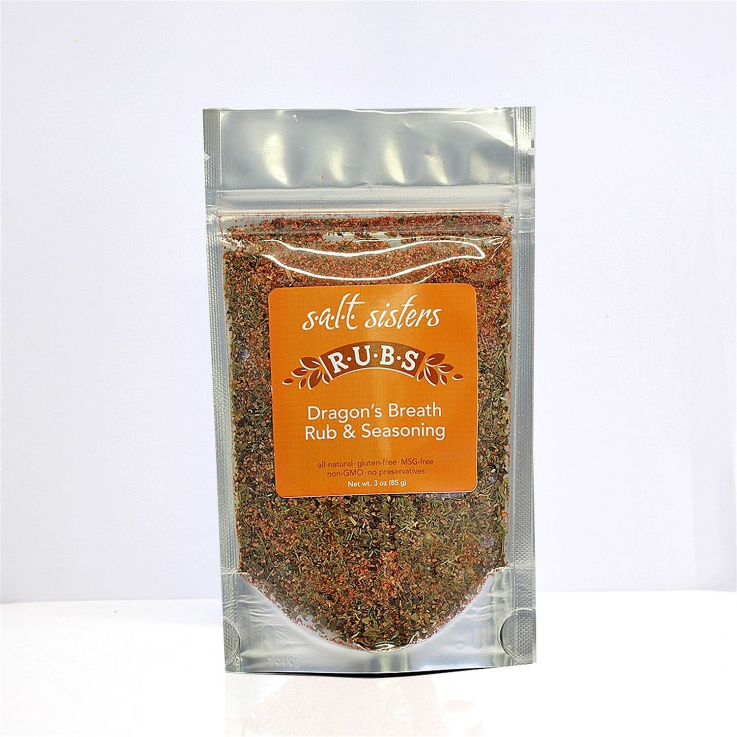 S.A.L.T. Sisters Dragon's Breath Rub &amp; Seasoning 3 oz