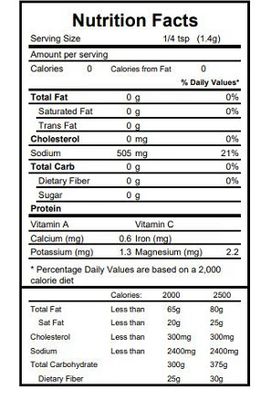 S.A.L.T. Sisters Midnight Diamonds KA'NANI Hawaiian Sea Salt Fine 4oz