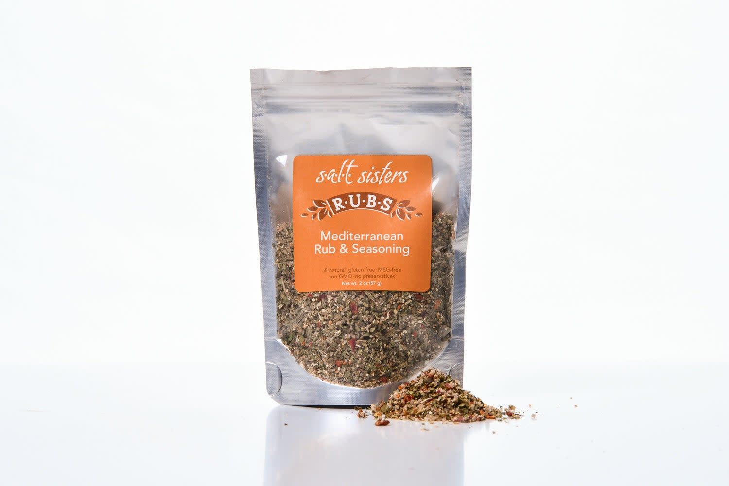 S.A.L.T. Sisters Mediterranean Rub &amp; Seasoning- 2oz