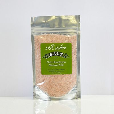 Salt Sisters Pink Himalayan Mineral Salt Fine 5oz