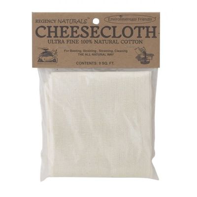 HIC, Regency Natural Cotton Cheesecloth 9 Sq. Ft.