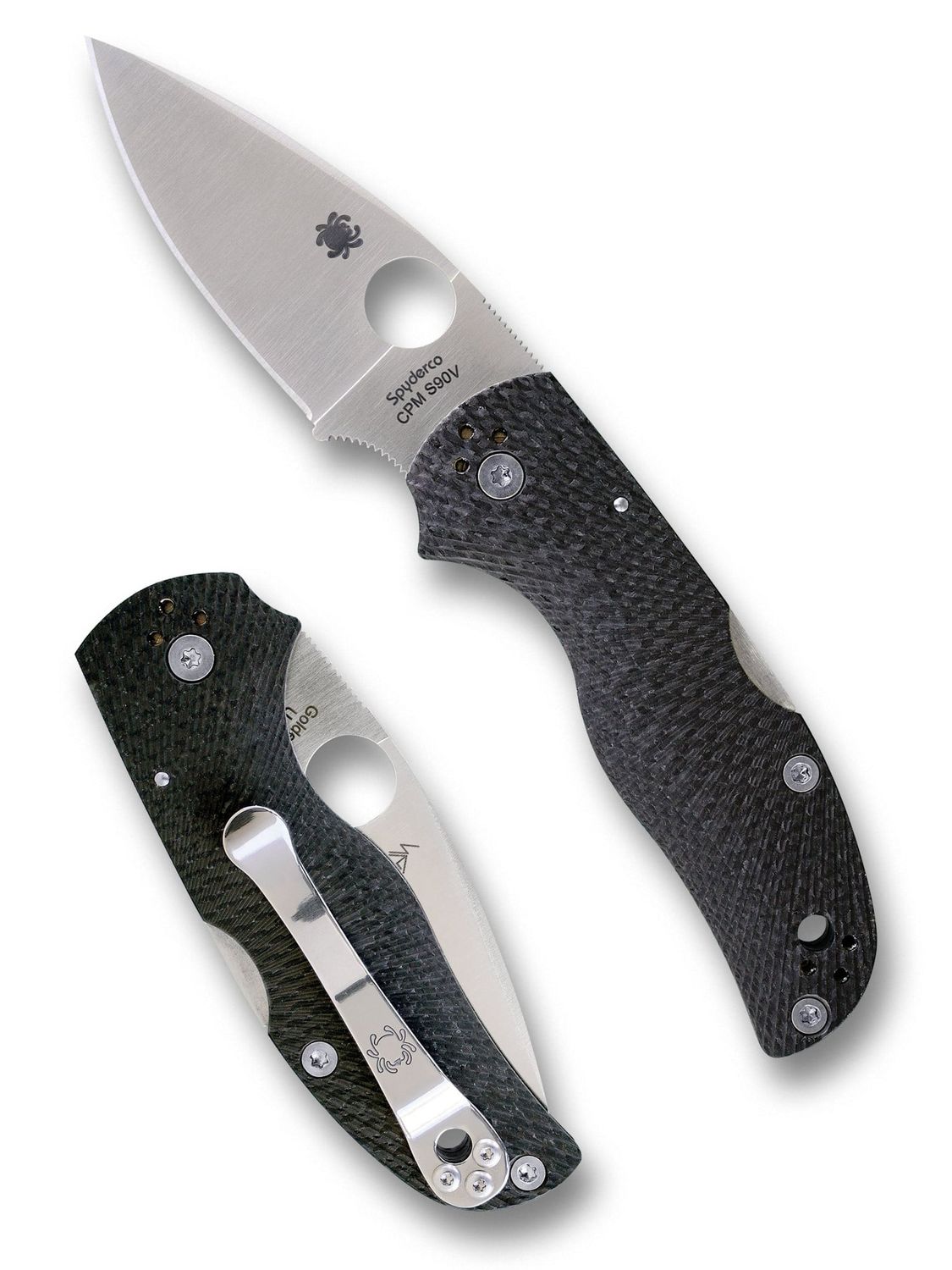 Spyderco, Native 5 Fluted Carbon Fiber and CPM S90V