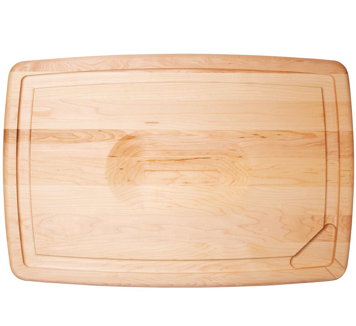 JK Adams Maple Reversible Pour Spout Carving Board 24"x16"x1"