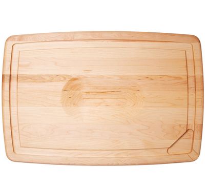 JK Adams Maple Reversible Pour Spout Carving Board 24"x16"x1"