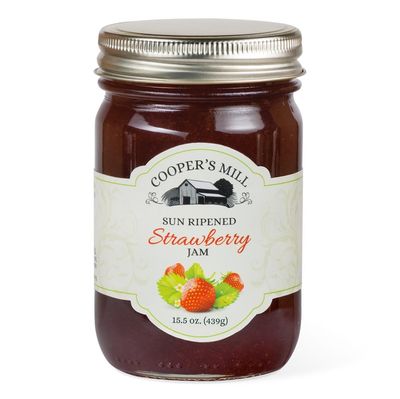 Cooper's Mill Sun-Ripened Strawberry Jam, Orchard Reserve, 15.5 oz