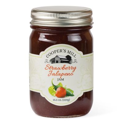 Cooper's Mill Strawberry Jalapeno Jam, Orchard Reserve, 15.5 oz