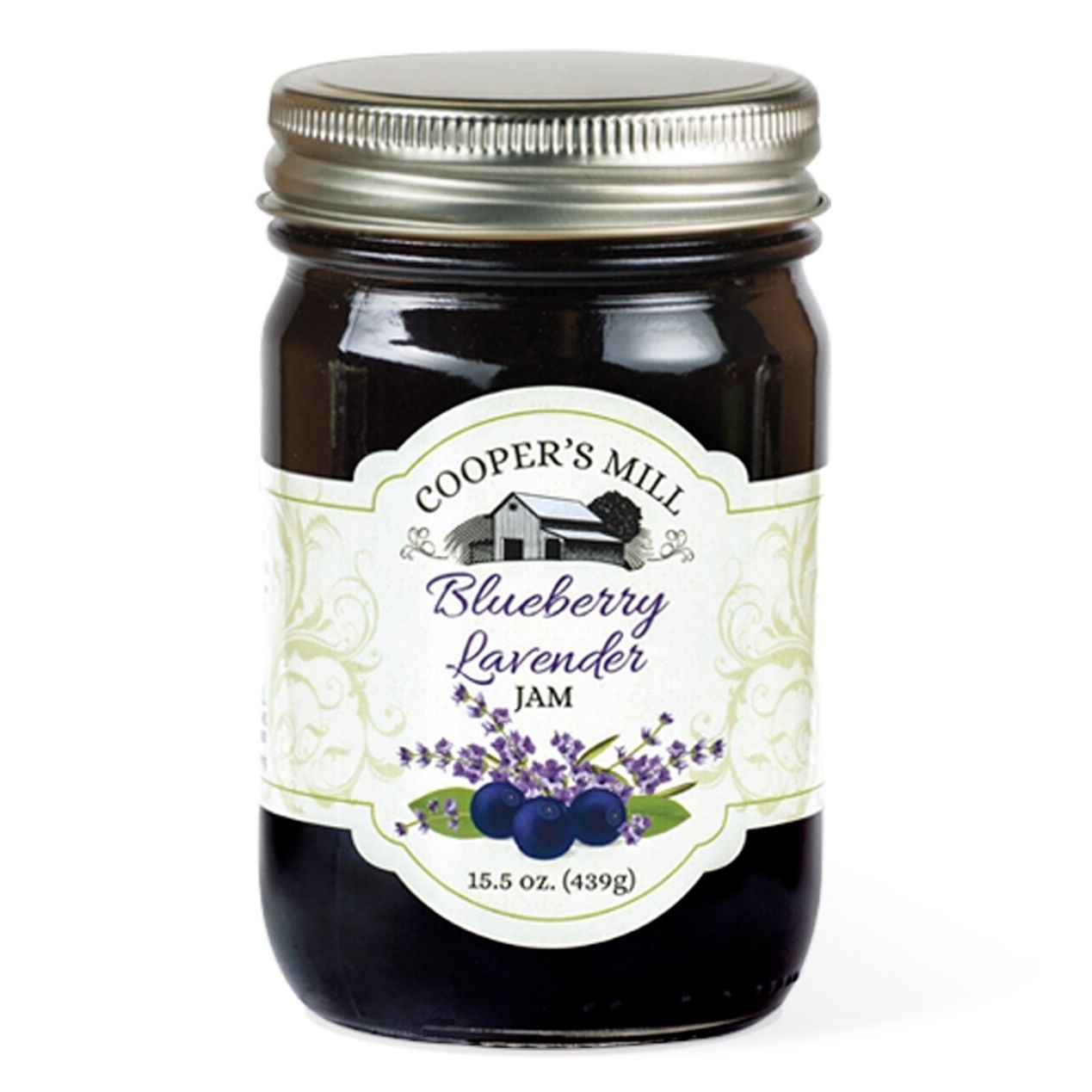 Cooper's Mill Blueberry Lavender Jam, Orchard Reserve, 15.5 oz