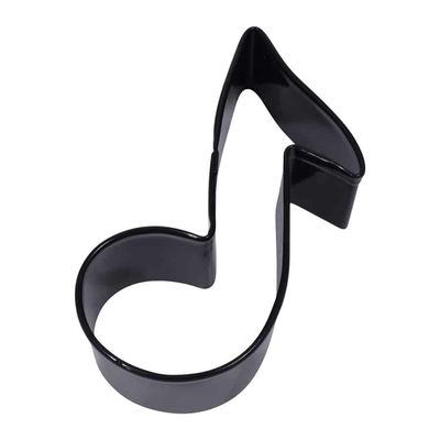R&amp;M Music Note Cookie Cutter 3.5" -Black