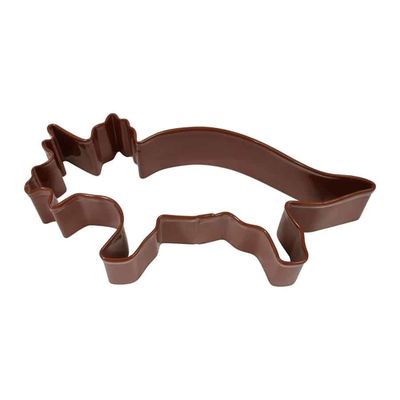R&amp;M Triceratops Cookie Cutter 6" -Brown