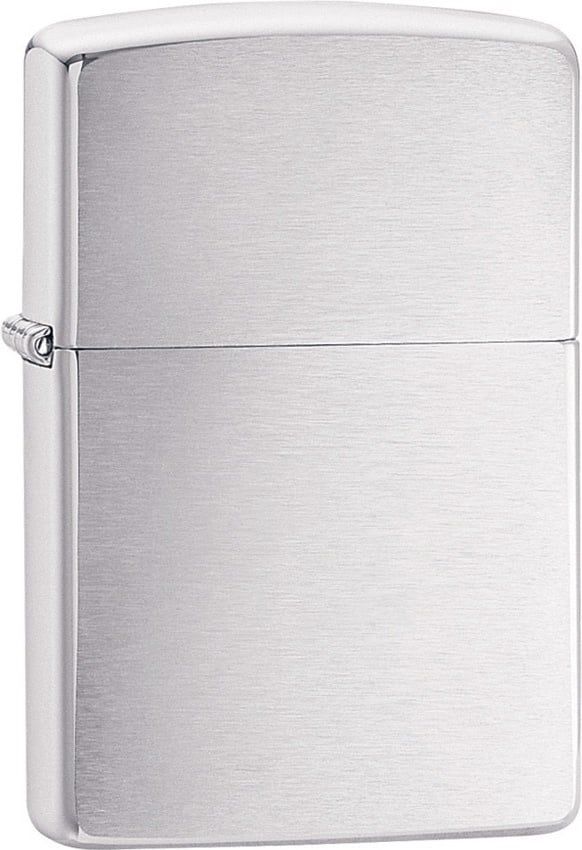Zippo Armor Lighter Brushed Chrome Finish