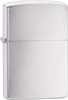 Zippo Armor Lighter Brushed Chrome Finish