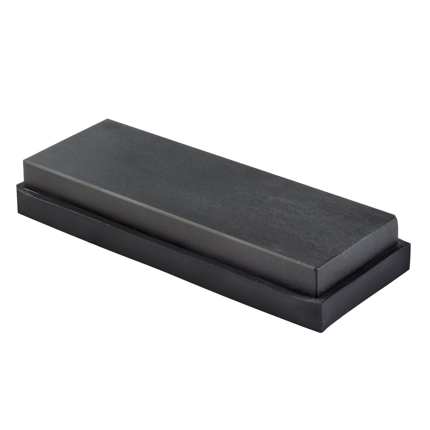 RH Preyda Hard Black Arkansas Bench Stone, Base Included